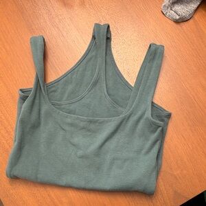 Abercrombie & Fitch Women's Tank Top in Teal Green
